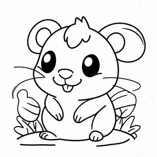 Hamtaro Coloring Page 27283-22032