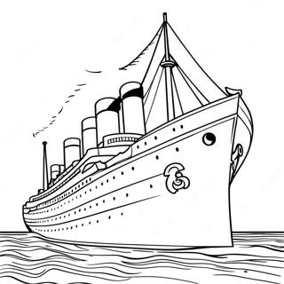 Britannic Ship Coloring Page 27303-22046