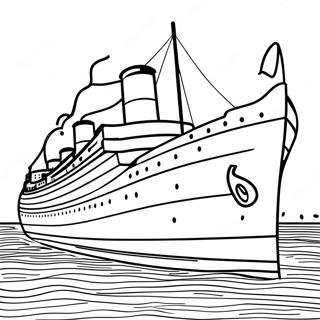 Britannic Ship Coloring Page 27303-22047