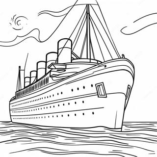 Britannic Ship Coloring Page 27303-22048