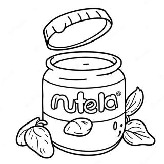 Nutella Coloring Pages