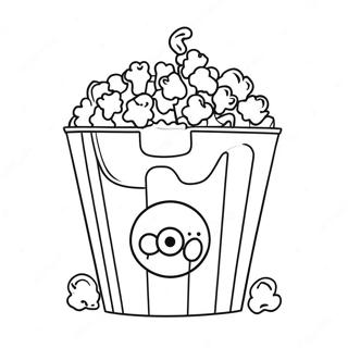 Popcorn Coloring Page 2731-2296