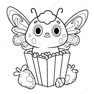 Popcorn Coloring Pages