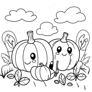 Kids Fall Coloring Pages