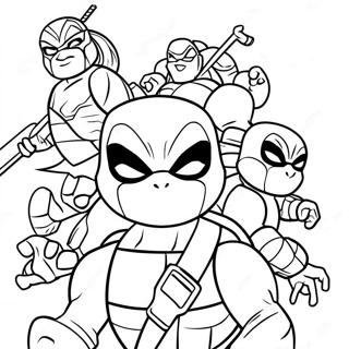 Rise Of The Tmnt Coloring Page 27353-22087