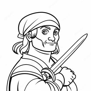 Leonardo With His Sword Coloring Page 27354-22091