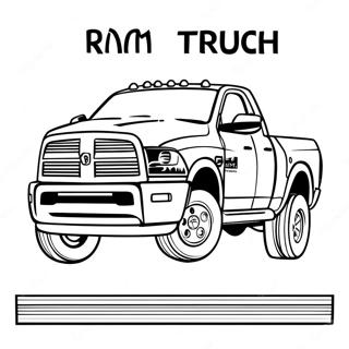 Ram Truck Coloring Pages