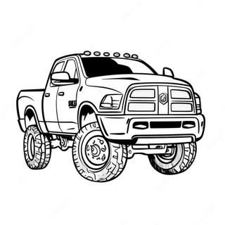 Ram Truck Coloring Page 27363-22094