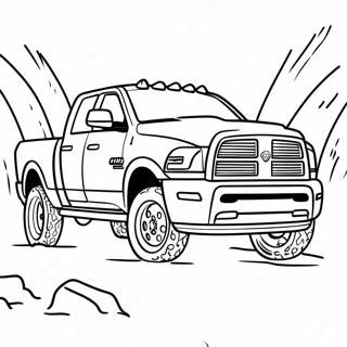 Ram Truck Coloring Page 27363-22095