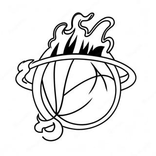 Miami Heat Coloring Pages