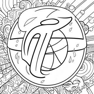 Miami Heat Logo Coloring Page 27393-22118