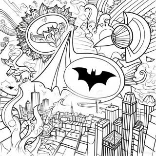 Batman Logo Coloring Pages