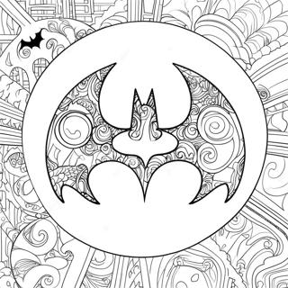 Batman Logo Coloring Page 27403-22115