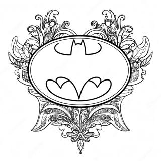 Batman Logo Coloring Page 27403-22116