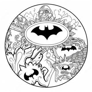 Classic Batman Logo Coloring Page 27404-22126