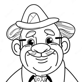 Happy Birthday Grandpa Coloring Pages