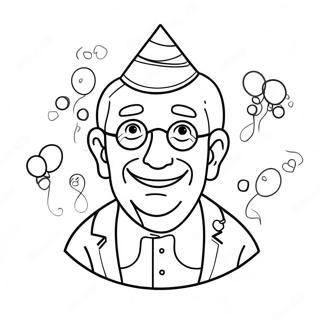 Happy Birthday Grandpa Coloring Page 27423-22135