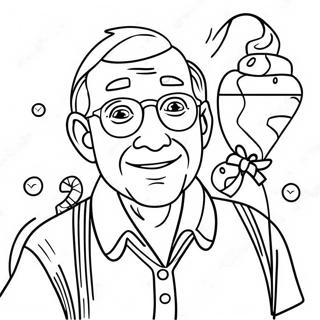 Happy Birthday Grandpa Coloring Page 27423-22136