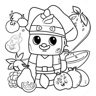 Blox Fruits Pirate Adventure Coloring Page 2742-2299