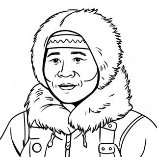 Eskimos Coloring Pages