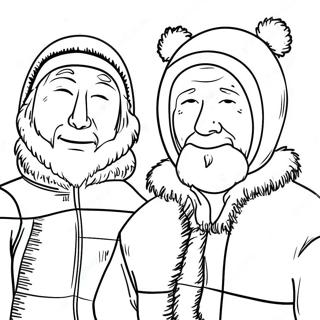 Eskimos Coloring Page 27443-22151