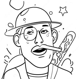 Drug Stoner Coloring Pages