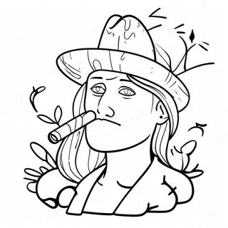 Drug Stoner Coloring Page 27463-22166