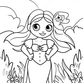 Grimm Fairy Tales Adult Coloring Pages