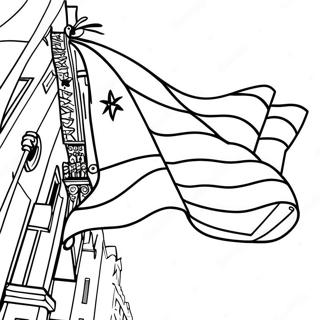 Cuba Flag Coloring Page 27503-22195