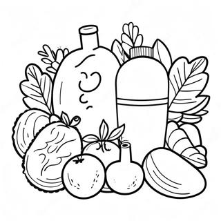 Health Coloring Page 2751-2308