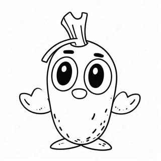 Peely Character Coloring Page 27533-22222