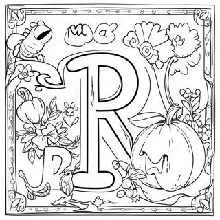 Alphabet Lore A To Z Coloring Page 27543-22236