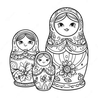 Russian Coloring Pages