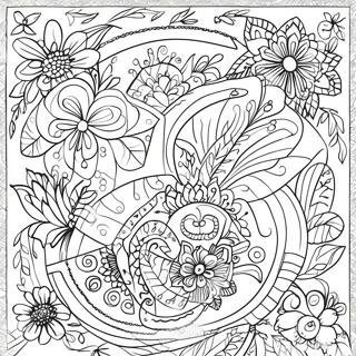 Traditional Russian Folk Art Coloring Page 27564-22258