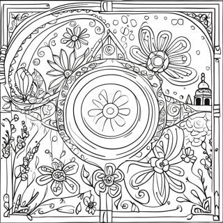 Traditional Russian Folk Art Coloring Page 27564-22259