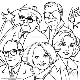 Hollywood Movie Stars Coloring Page 27573-22251