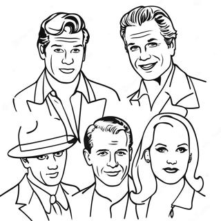 Hollywood Movie Stars Coloring Page 27573-22252