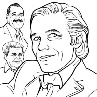 Famous Hollywood Actors Coloring Page 27574-22253