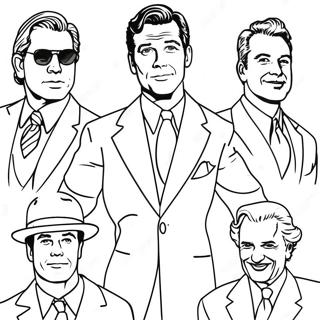 Famous Hollywood Actors Coloring Page 27574-22256