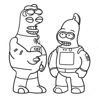 Futurama Coloring Page 27583-22267