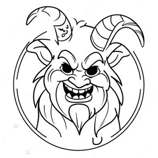 Krampus Coloring Pages