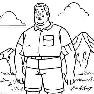 King Of The Hill Coloring Page 27603-22282