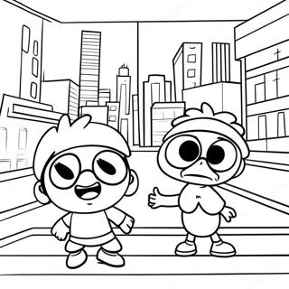 Big City Greens Coloring Pages