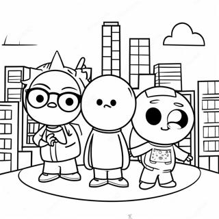 Big City Greens Coloring Page 2761-2310