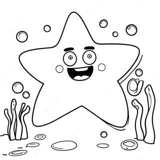 Patrick Star Underwater Coloring Page 27623-22294