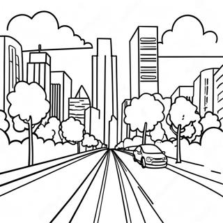 Vibrant Big City Greens Landscape Coloring Page 2762-3363