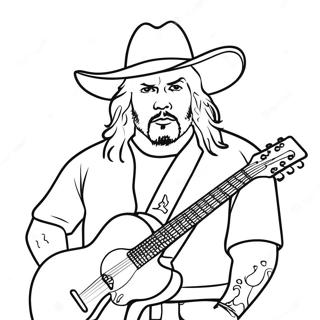 Rockstar Coloring Page 27633-22306