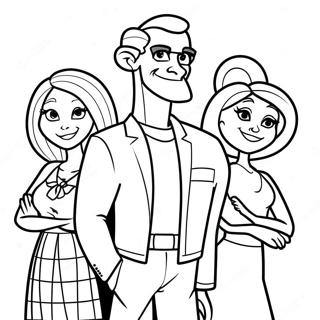 Proud Family Coloring Page 27643-22310