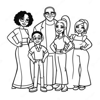 Proud Family Characters Coloring Page 27644-22313