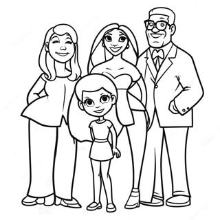 Proud Family Characters Coloring Page 27644-22316